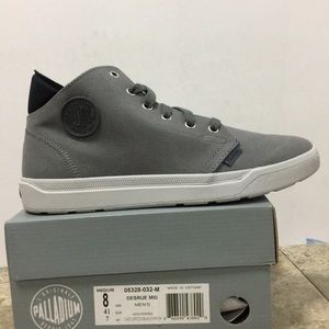 NWB PALLADIUM shoe MENS DESRUE MID SKATE SNEAKER